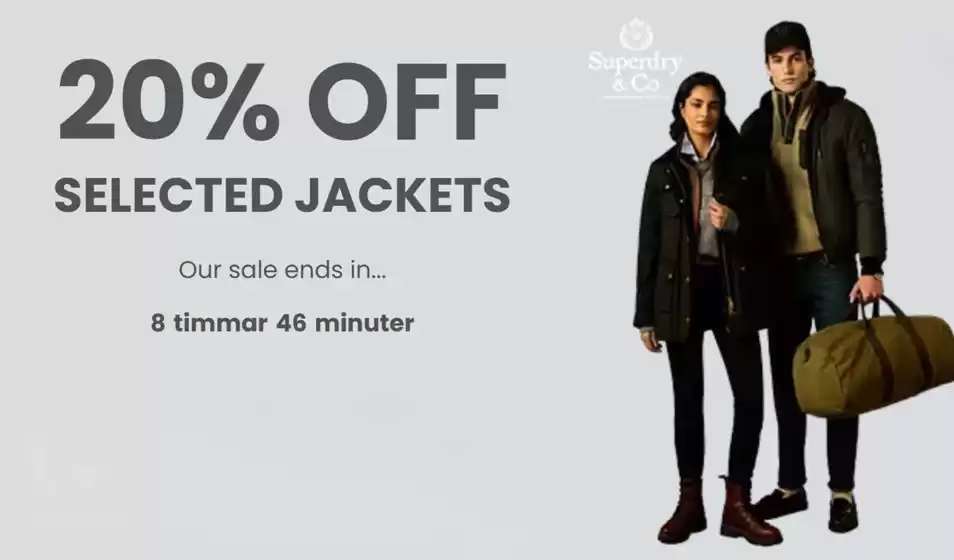 Jackan-katalog i Karlstad | 20% Off selected jackets! | 2025-10-27T00:00:00.000Z - 2025-10-27T00:00:00.000Z