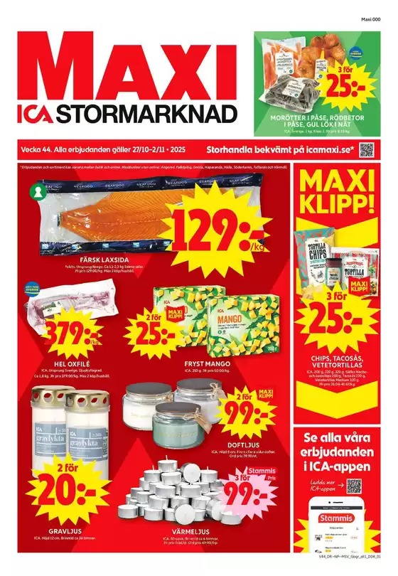 ICA Maxi reklamblad