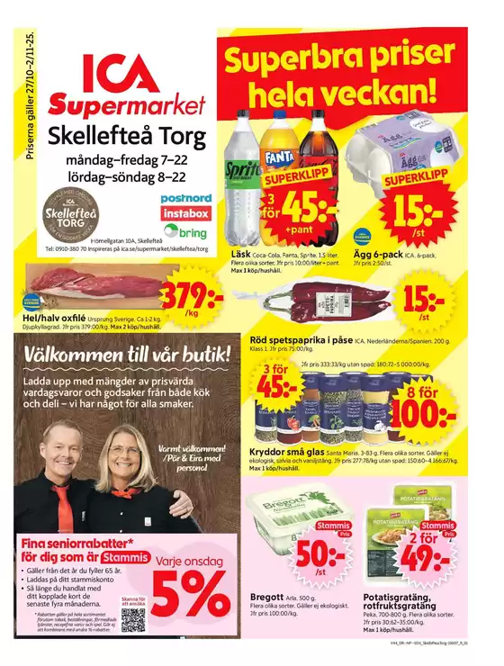 ICA Supermarket reklamblad