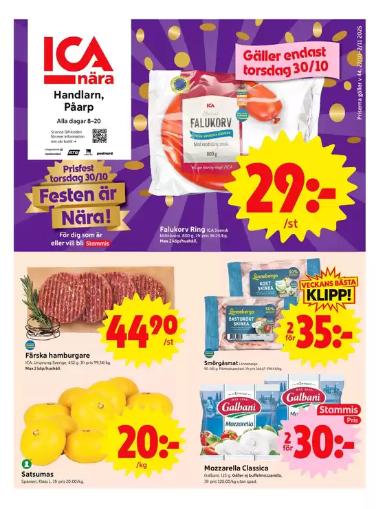 ICA Nära reklamblad
