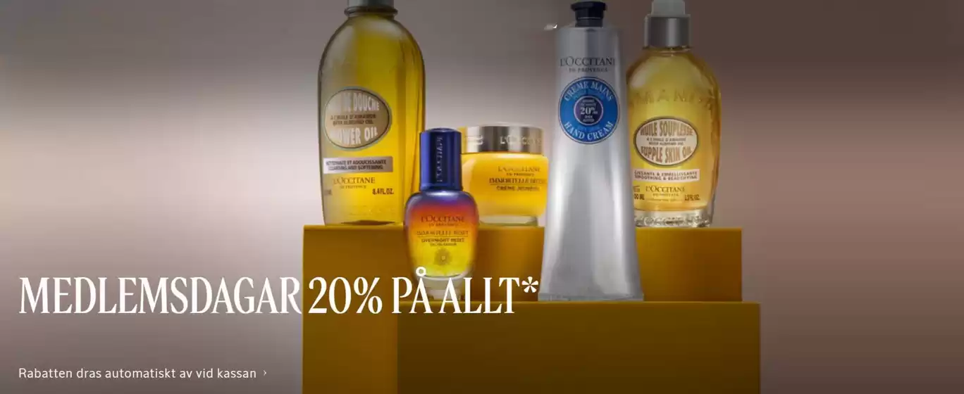 Medlemsdagar 20% på allt!