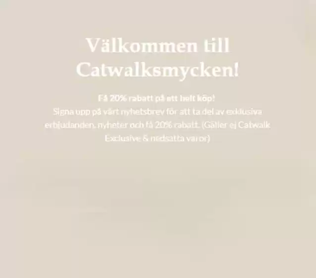 Catwalk-katalog | Välkommen till Catwalksmycken! | 2025-10-28T00:00:00.000Z - 2025-11-12T00:00:00.000Z