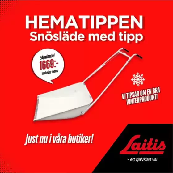 Laitis-katalog i Kåhög | Kampanjpriser! | 2025-10-29T00:00:00.000Z - 2025-11-12T00:00:00.000Z