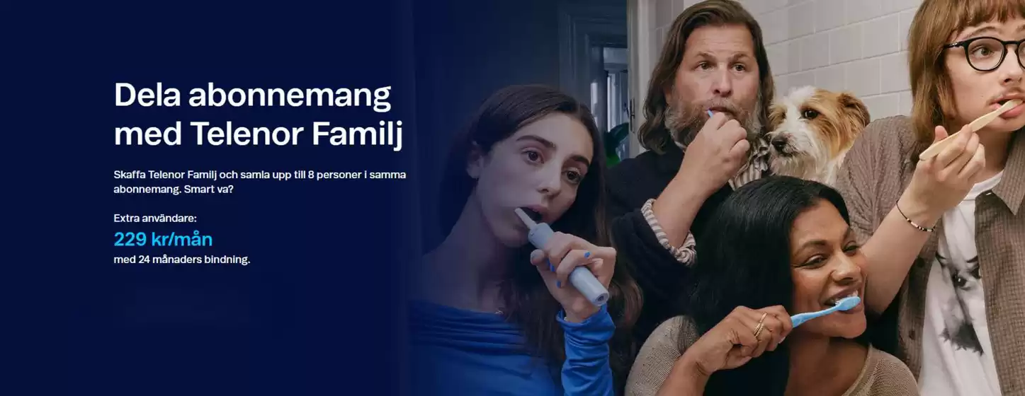 Telenor-katalog i Mariestad | Dela abonnemang med Telenor Familj! | 2025-10-29T00:00:00.000Z - 2025-11-12T00:00:00.000Z