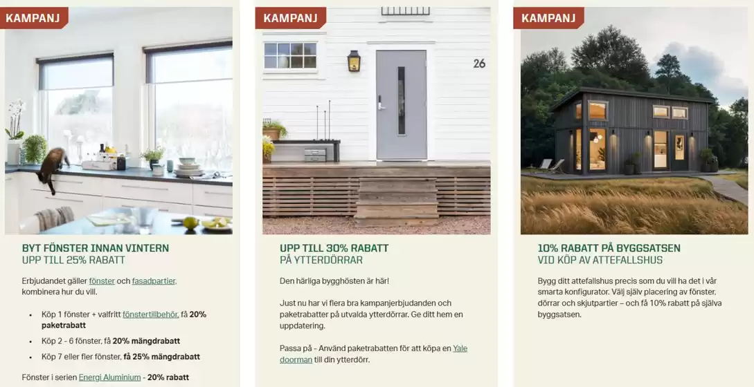 Upp till 30% rabatt!