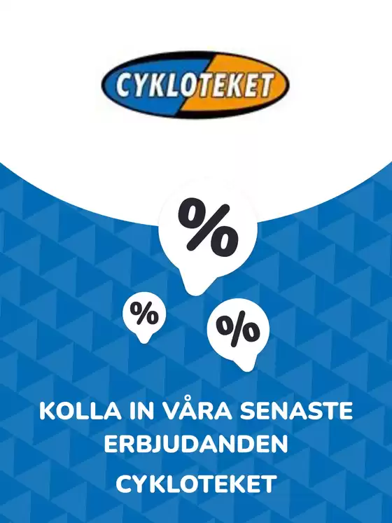 Cykloteket-katalog i Örebro | Erbjudanden Cykloteket | 2025-07-08T00:00:00.000Z - 2028-07-08T00:00:00.000Z