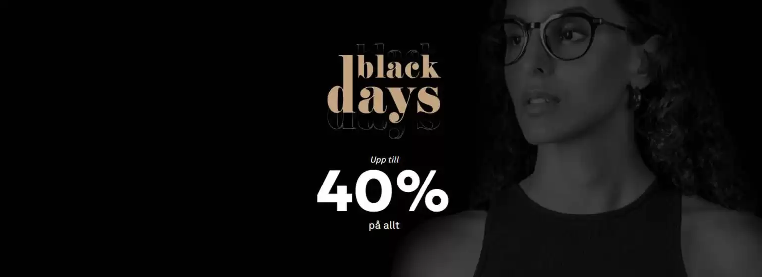 Lensway-katalog i Helsingborg | Black days! Upp till 40% på allt! | 2025-10-31T00:00:00.000Z - 2025-11-15T00:00:00.000Z