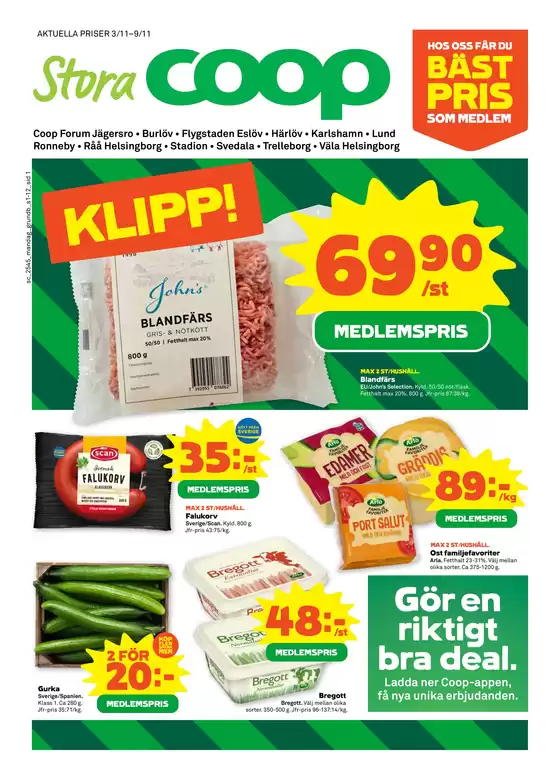 Coop Forum-katalog i Sundbyberg | Rabatter och kampanjer | 2025-11-03T00:00:00.000Z - 2025-11-09T00:00:00.000Z