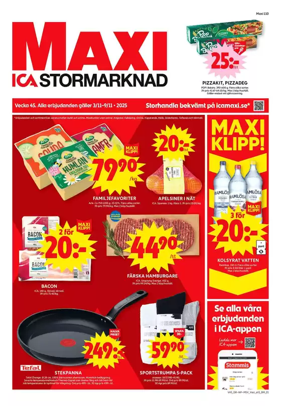 ICA Maxi-katalog i Sundbyberg | Stort urval av erbjudanden | 2025-11-03T00:00:00.000Z - 2025-11-09T00:00:00.000Z