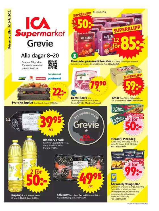 ICA Supermarket reklamblad