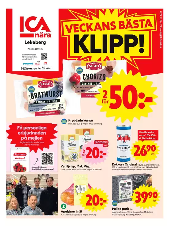 ICA Nära reklamblad