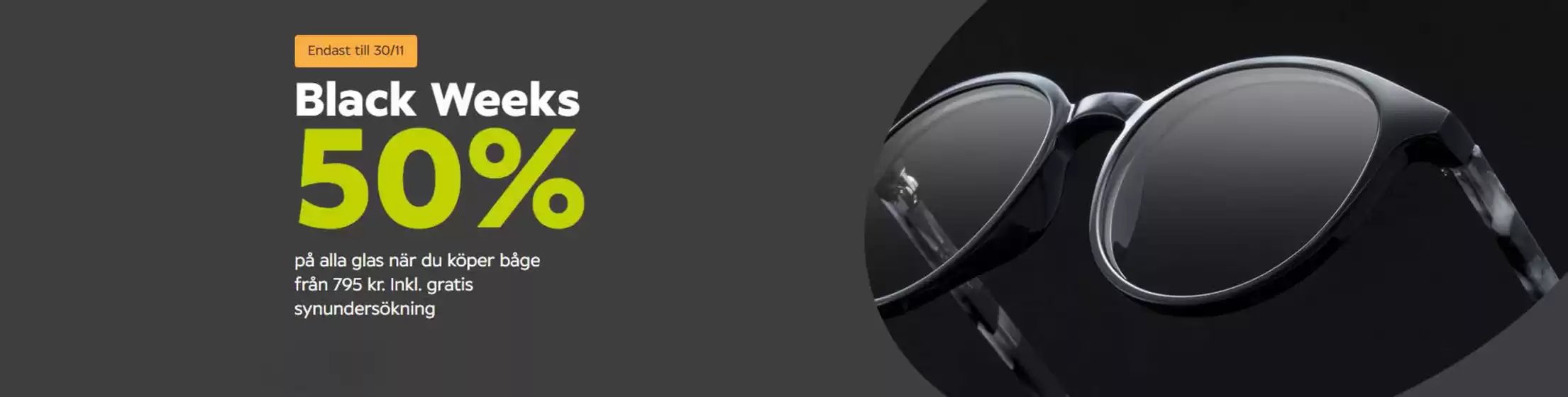 Specsavers-katalog | Black weeks! Upp till 50%. | 2025-11-03T00:00:00.000Z - 2025-11-19T00:00:00.000Z