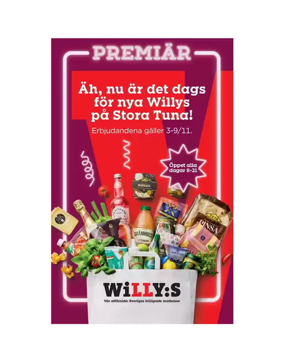Willys-katalog | Aktuella deals och erbjudanden | 2025-11-03T00:00:00.000Z - 2025-11-09T00:00:00.000Z