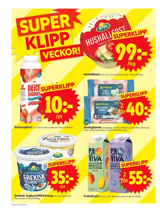 ICA Supermarket reklamblad