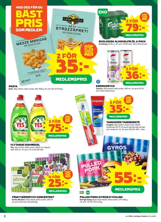 Coop reklamblad