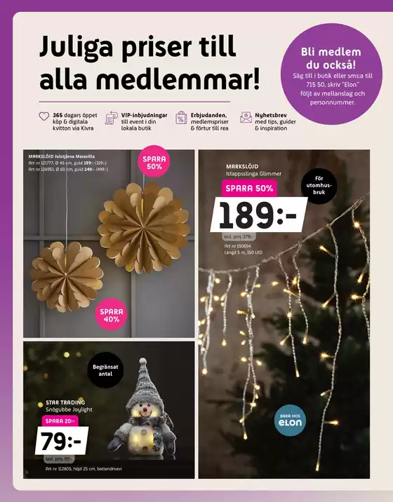  Julbelysning för alla hem!