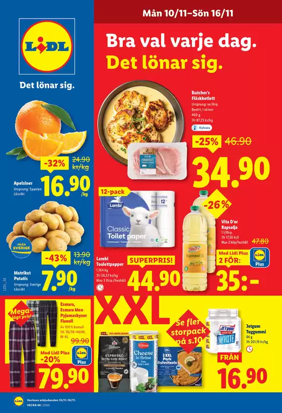 Lidl-katalog i Klässbol | Top-erbjudanden för sparrävar | 2025-11-10T00:00:00.000Z - 2025-11-16T00:00:00.000Z