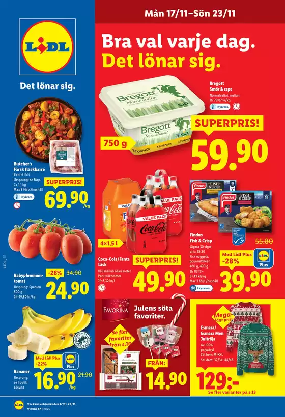Lidl-katalog i Pajala | Nationell ERBJUDANDEN VECKA 47 | 2025-11-17T00:00:00.000Z - 2025-11-23T00:00:00.000Z