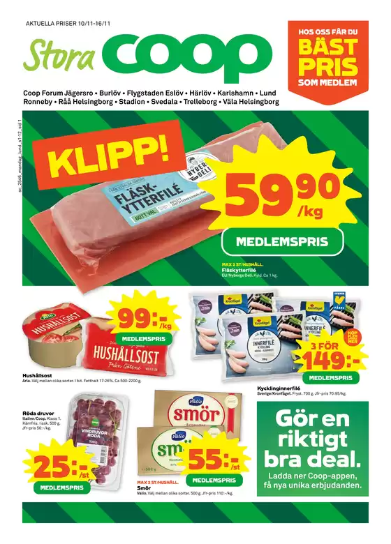 Coop Forum-katalog i Ämnebo | Våra bästa deals för dig | 2025-11-10T00:00:00.000Z - 2025-11-16T00:00:00.000Z