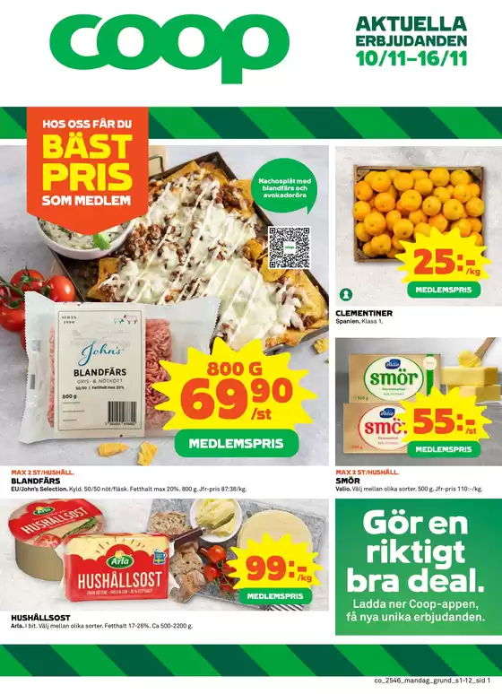 Coop Konsum-katalog i Flateby | Upptäck attraktiva erbjudanden | 2025-11-10T00:00:00.000Z - 2025-11-16T00:00:00.000Z