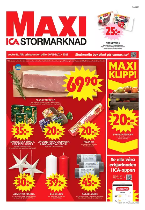 ICA Maxi-katalog i Ämnebo | Exklusiva deals och fynd | 2025-11-10T00:00:00.000Z - 2025-11-16T00:00:00.000Z