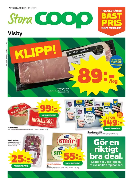 Stora Coop-katalog i Ämnebo | Rabatter och kampanjer | 2025-11-10T00:00:00.000Z - 2025-11-16T00:00:00.000Z