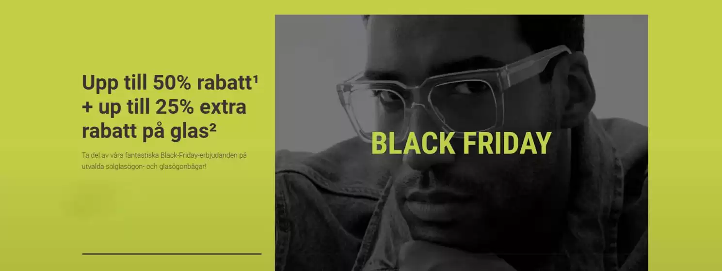 Mister Spex-katalog i Malmö | Upp till 50% rabatt¹ + up till 25% extra rabatt på glas! | 2025-11-13T00:00:00.000Z - 2025-11-28T00:00:00.000Z