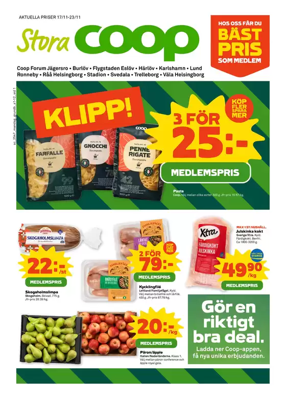 Coop Forum-katalog i Tyresö | Våra bästa erbjudanden för dig | 2025-11-17T00:00:00.000Z - 2025-11-23T00:00:00.000Z
