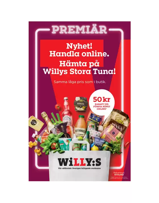 Willys-katalog i Ludvika | Rabatter och kampanjer | 2025-11-17T00:00:00.000Z - 2025-12-01T00:00:00.000Z