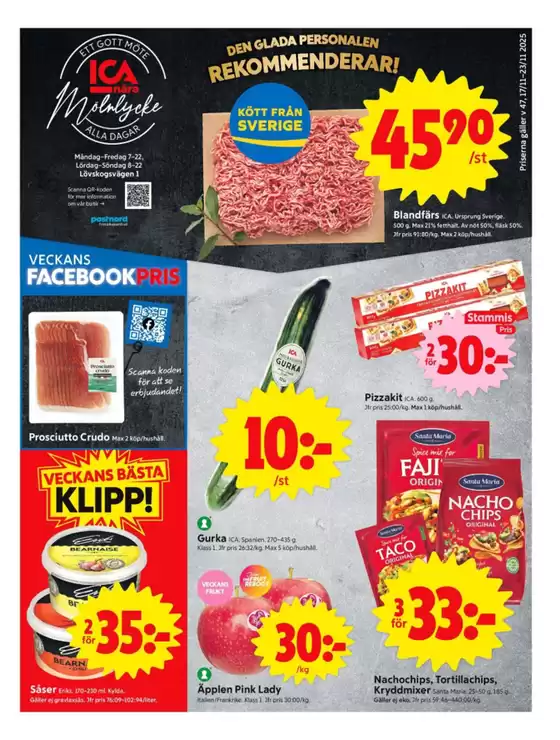 ICA Nära-katalog i Ludvika | ICA Nära reklamblad | 2025-11-17T00:00:00.000Z - 2025-11-23T00:00:00.000Z