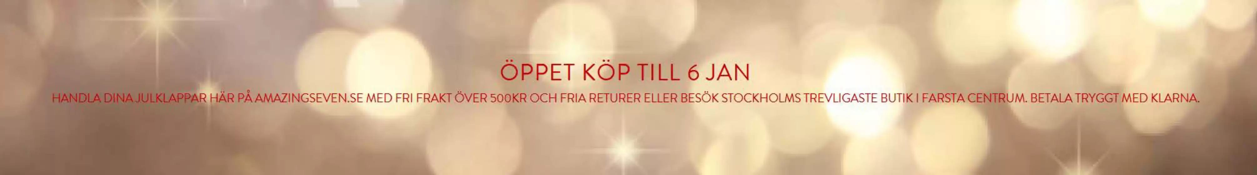 Amazing Seven-katalog i Hässleholm | Julkampanj! | 2025-11-20T00:00:00.000Z - 2026-01-06T00:00:00.000Z