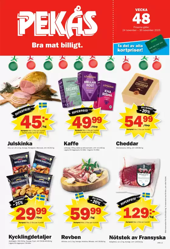 Pekås-katalog i Arvika | pekas annonsblad 2025 v48 Vanliga komprimerad | 2025-11-24T00:00:00.000Z - 2025-11-30T00:00:00.000Z