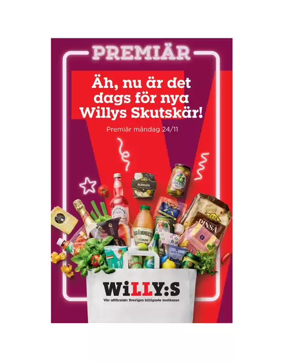 Willys-katalog i Arvika | Fantastiskt erbjudande för alla kunder | 2025-11-24T00:00:00.000Z - 2025-11-24T00:00:00.000Z