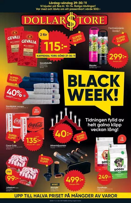 DollarStore-katalog i Knäred | DollarStore Erbjudanden | 2025-11-24T00:00:00.000Z - 2025-11-30T00:00:00.000Z