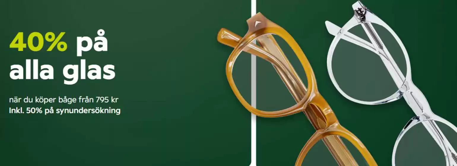 Specsavers-katalog i Huddinge | 40% på alla glas! | 2025-12-03T00:00:00.000Z - 2025-12-18T00:00:00.000Z