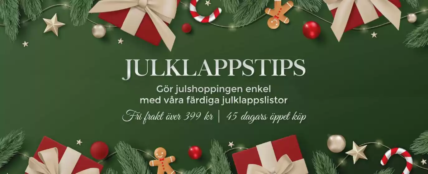 Shopping4net-katalog i Alingsås | Julklappstips! | 2025-12-03T00:00:00.000Z - 2025-12-25T00:00:00.000Z