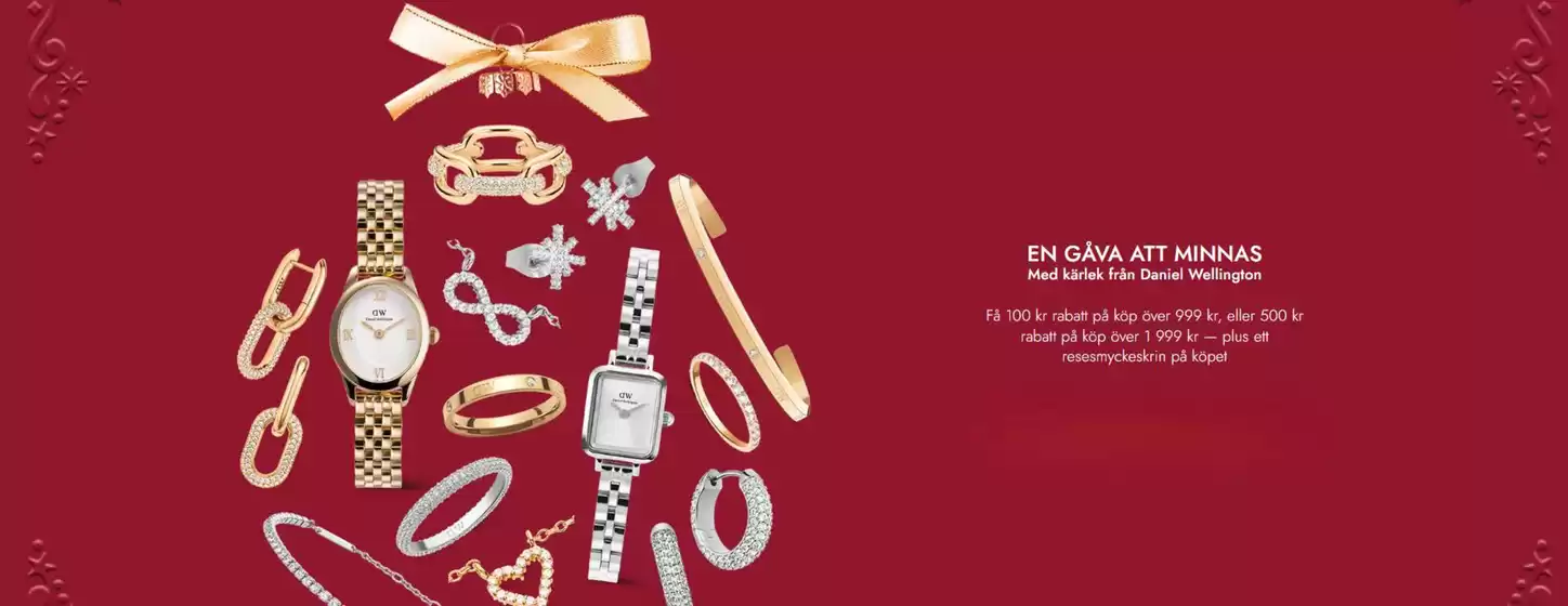 Daniel Wellington-katalog i Alingsås | Julkampanj! | 2025-12-03T00:00:00.000Z - 2025-12-18T00:00:00.000Z