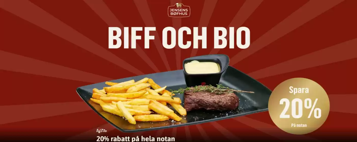 Jensen's Bøfhus-katalog i Farsta | Fantastiska erbjudanden! | 2025-12-04T00:00:00.000Z - 2026-01-03T00:00:00.000Z