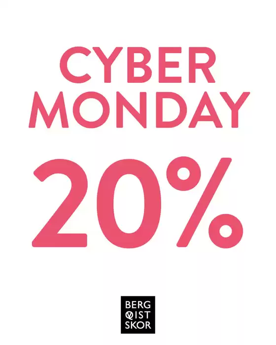 Bergqvist Skor-katalog i Göteborg | Cuber Monday! | 2025-12-05T00:00:00.000Z - 2025-12-19T00:00:00.000Z