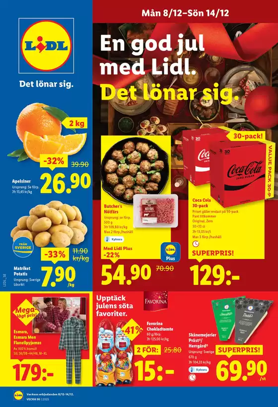 Lidl-katalog i Stockholm | Top-erbjudanden för alla fyndjägare | 2025-12-08T00:00:00.000Z - 2025-12-14T00:00:00.000Z