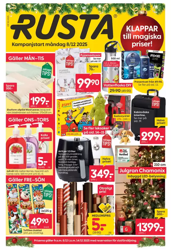 Rusta-katalog i Härnösand | Rusta reklambad | 2025-12-08T00:00:00.000Z - 2025-12-14T00:00:00.000Z