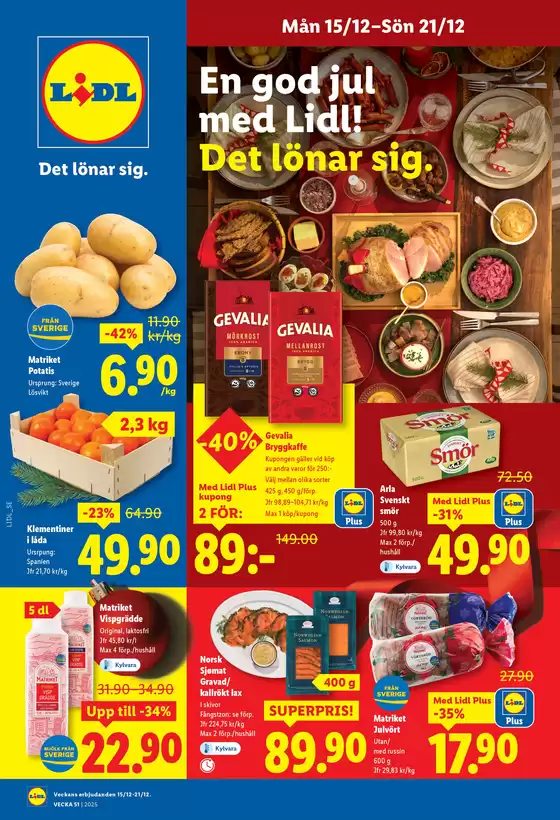 Lidl-katalog i Färjestaden | Exklusiva deals och fynd | 2025-12-15T00:00:00.000Z - 2025-12-25T00:00:00.000Z
