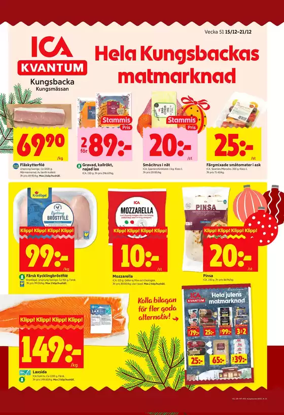 ICA Kvantum-katalog i Helsingborg | Top-erbjudanden för sparrävar | 2025-12-15T00:00:00.000Z - 2025-12-21T00:00:00.000Z