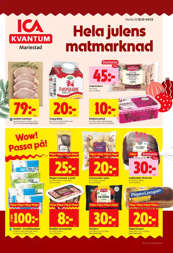 ICA Kvantum-katalog i Helsingborg | Attraktiva specialerbjudanden för alla | 2025-12-08T00:00:00.000Z - 2025-12-14T00:00:00.000Z