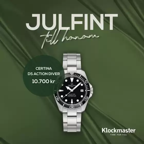 Klockmaster-katalog i Lund (Skåne) | Julfint! | 2025-12-09T00:00:00.000Z - 2025-12-24T00:00:00.000Z