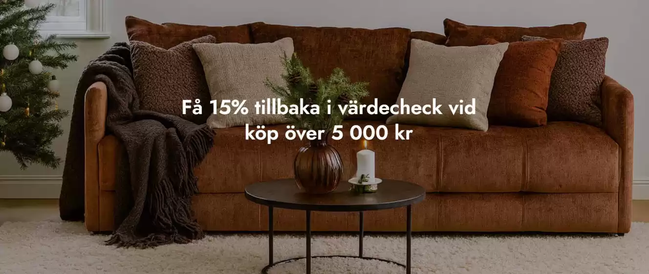 Folkhemmet-katalog i Göteborg | Få 15% tillbaka i värdecheck vid köp över 5 000 kr! | 2025-12-10T00:00:00.000Z - 2025-12-24T00:00:00.000Z