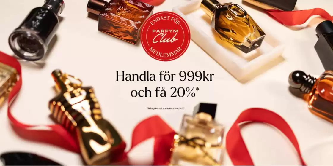 Parfym-katalog i Helsingborg | Handla för 999kr få 20% rabatt! | 2025-12-11T00:00:00.000Z - 2025-12-25T00:00:00.000Z