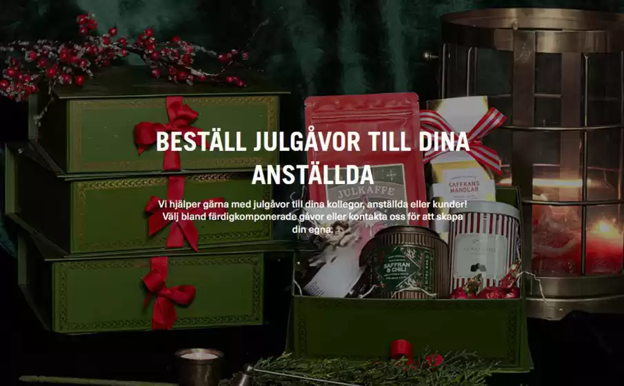 Bönor och Blad-katalog i Drottningholm | Beställ julgåvor till dina anställda! | 2025-12-11T00:00:00.000Z - 2025-12-25T00:00:00.000Z