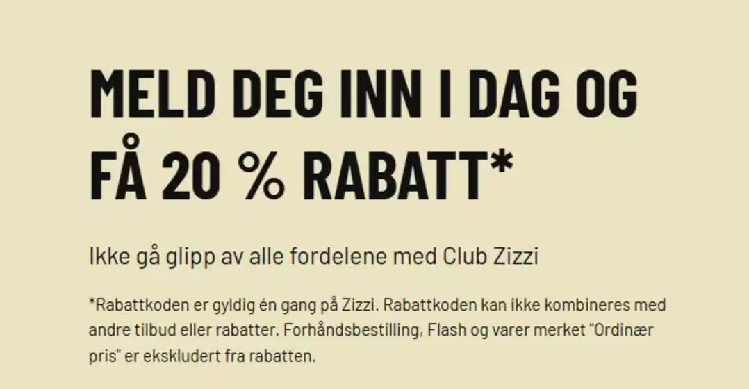 Zizzi-katalog i Jönköping | Meld deg inn i dag og få 20 % rabatt! | 2025-12-11T00:00:00.000Z - 2026-01-05T00:00:00.000Z