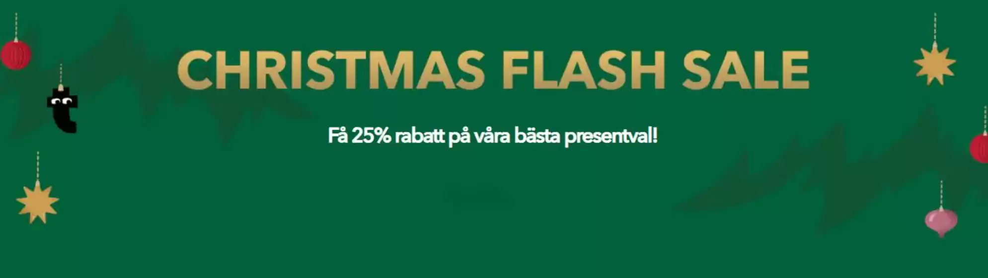 Flying Tiger-katalog i Uppsala | Christmas flash sale! | 2025-12-12T00:00:00.000Z - 2025-12-26T00:00:00.000Z